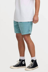 Billabong Larry Layback Cord Shorts in washed blue - men's shorts - alternate view