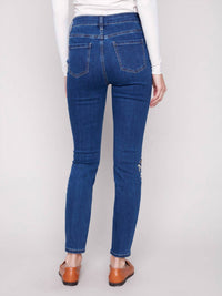 Charlie B - Beaded Embroidered Skinny Jeans