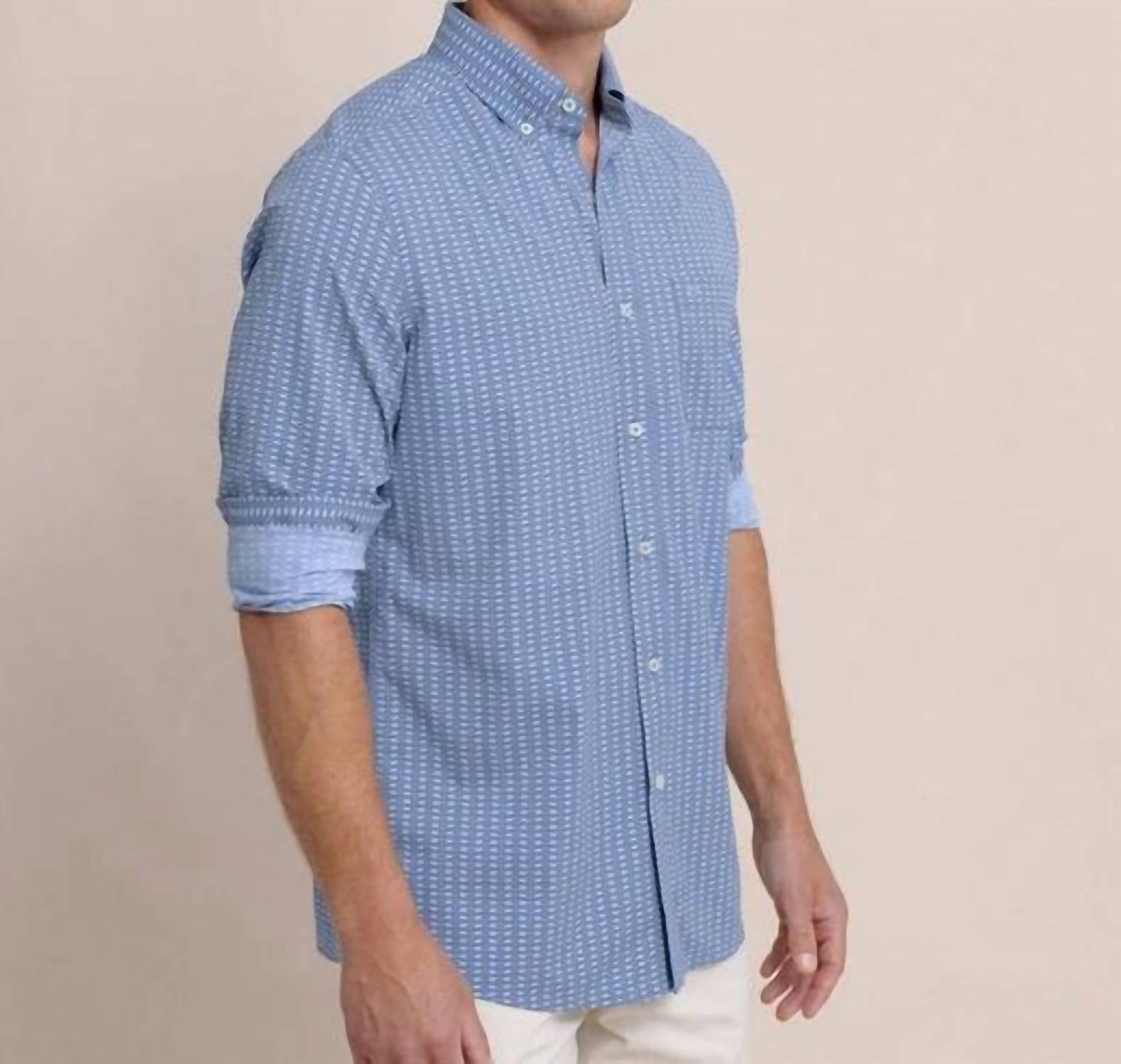 Southern Tide - Pop Lock and Dock It Intercoastal Long Sleeve Sport Shirt