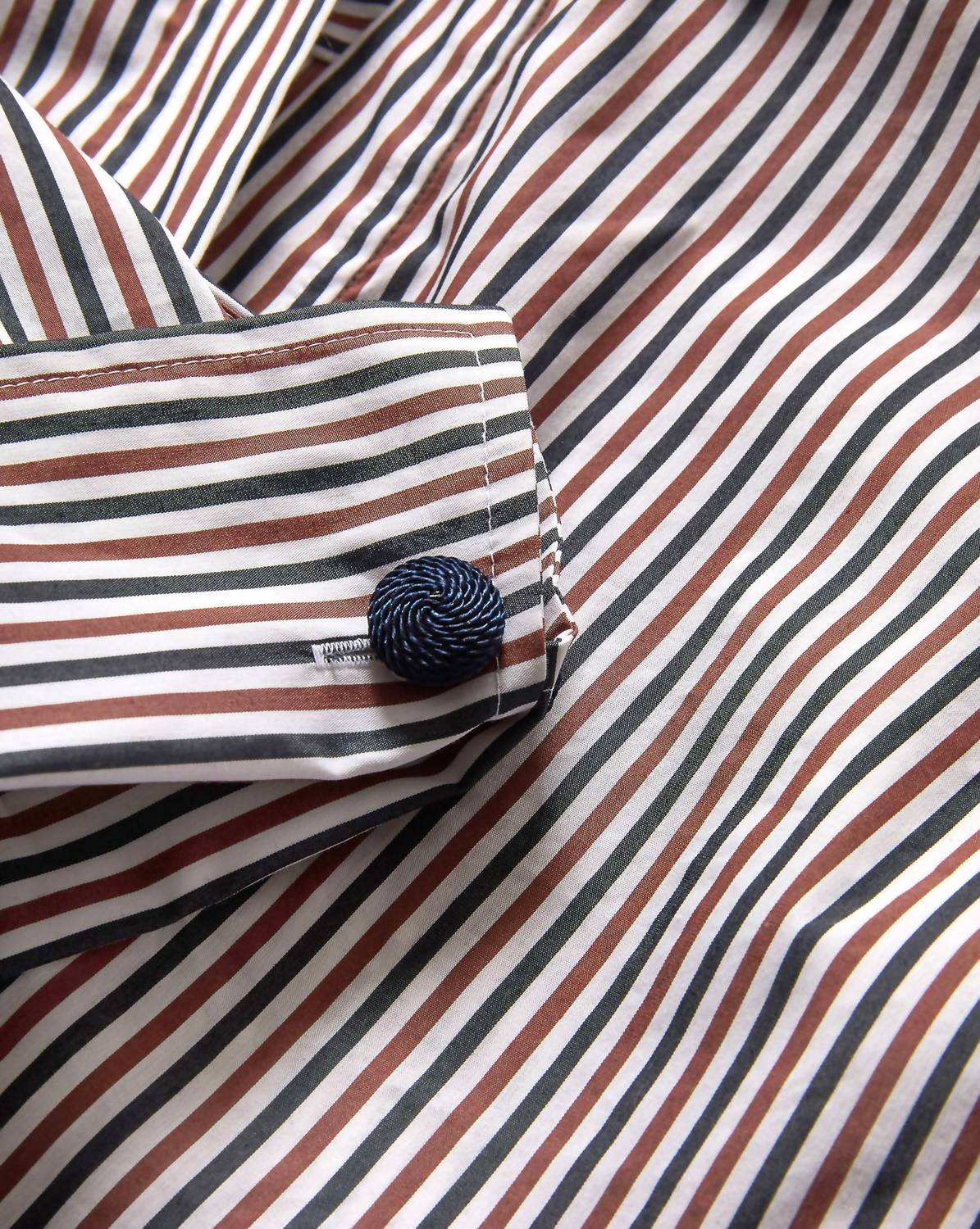 Veronica Beard - Drayond Striped Cuff Sleeve Shirt