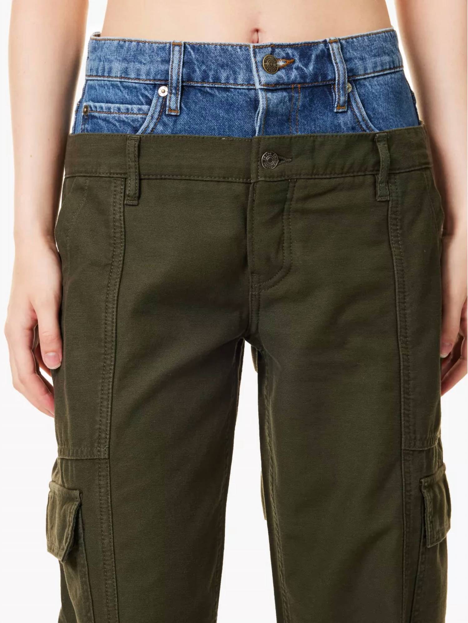 Frame - Le Mix Cargo Barrel Pants