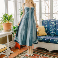 Love The Label - Mackenzie Paneled Denim Dress