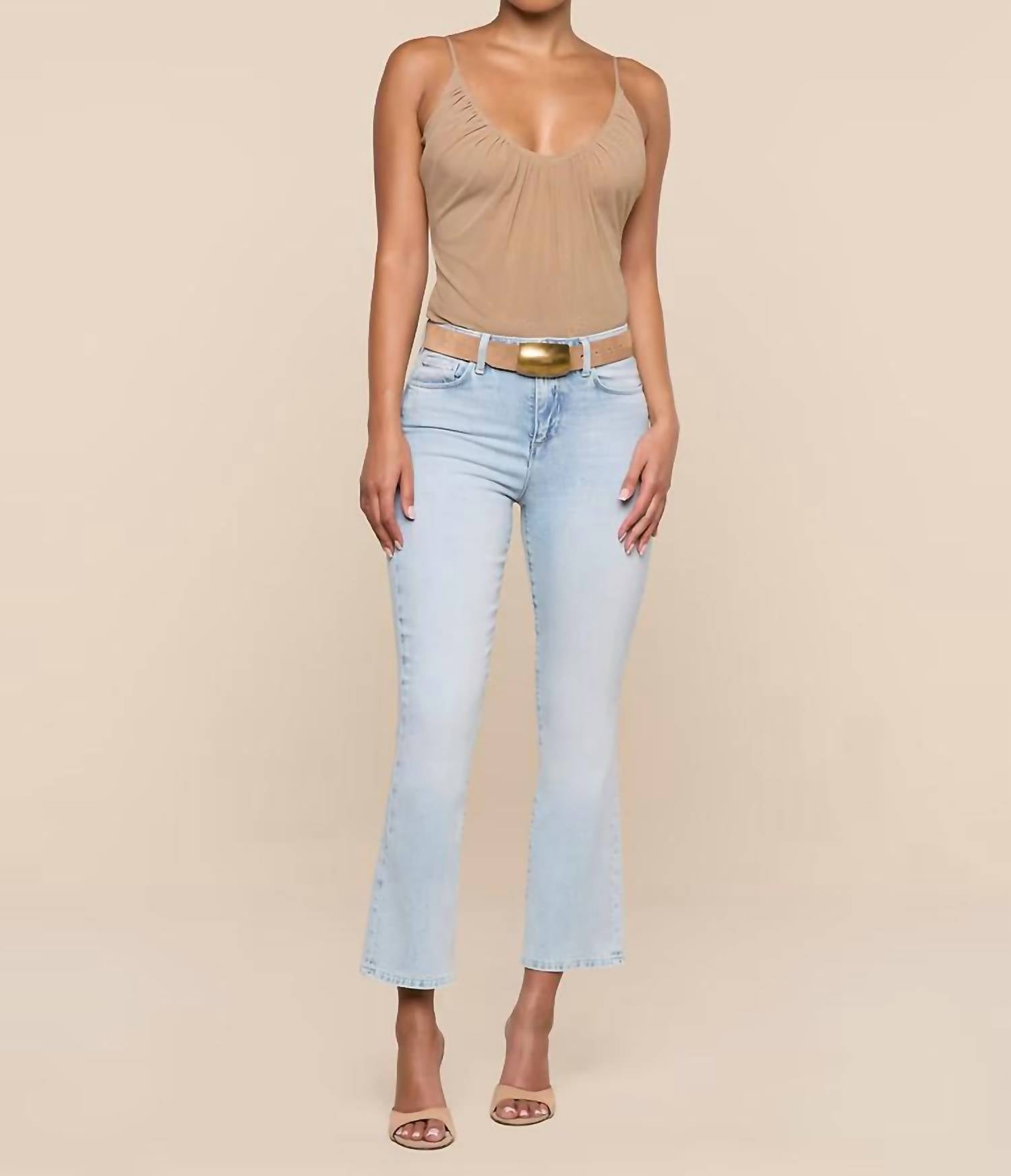 L'Agence - Tati Crop Micro Bootcut Jean