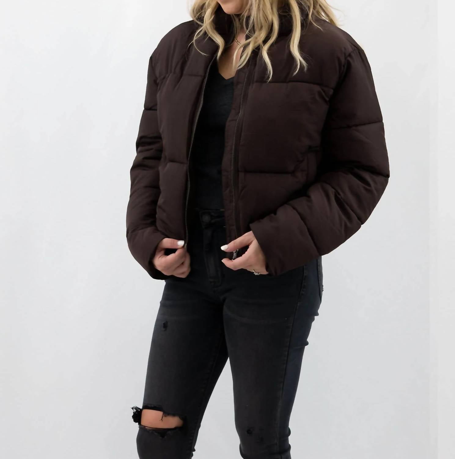 Hyfve - Cropped Puffer Jacket