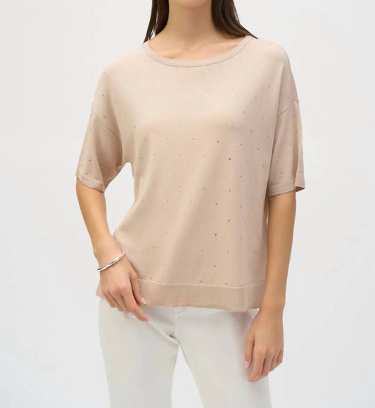 Joseph Ribkoff - Sweater Knit Elbow Sleeves Top