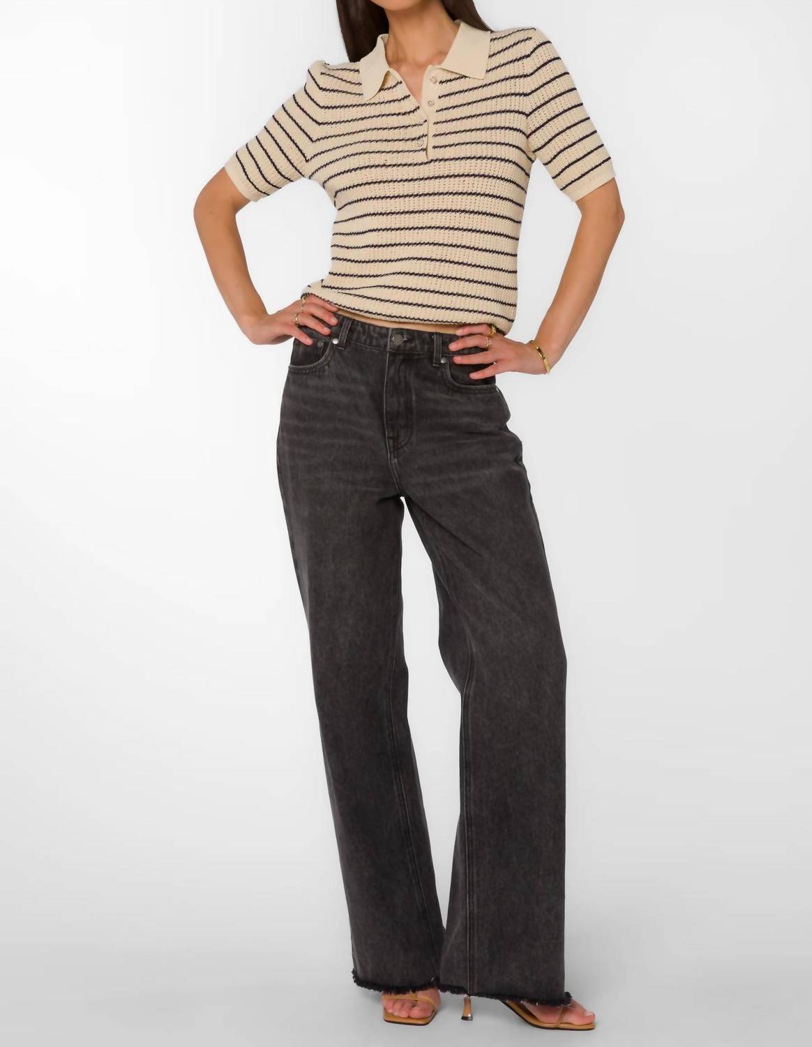 Velvet Heart - Laurie Stripe Top