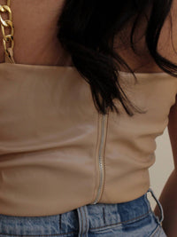 Endless Blu. - Twisted Chain Cropped Top