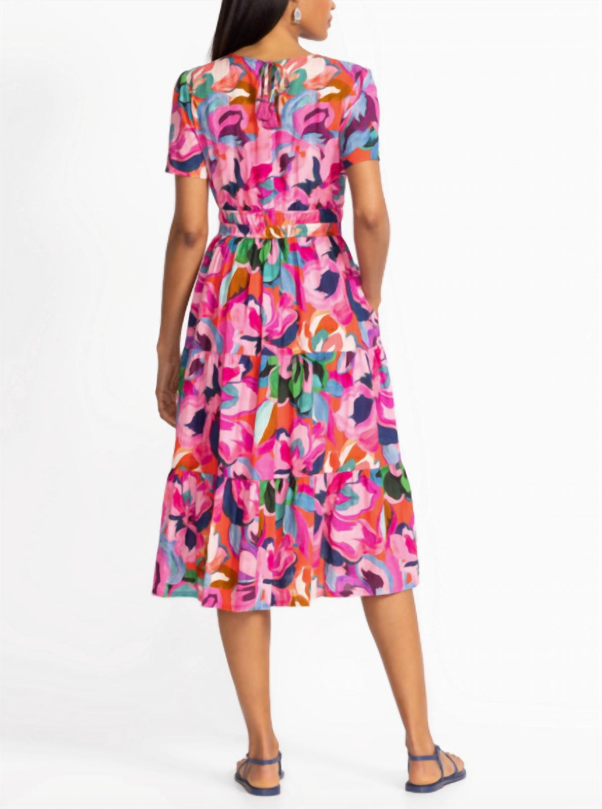 Johnny Was - Smocked Tier Midi Dress