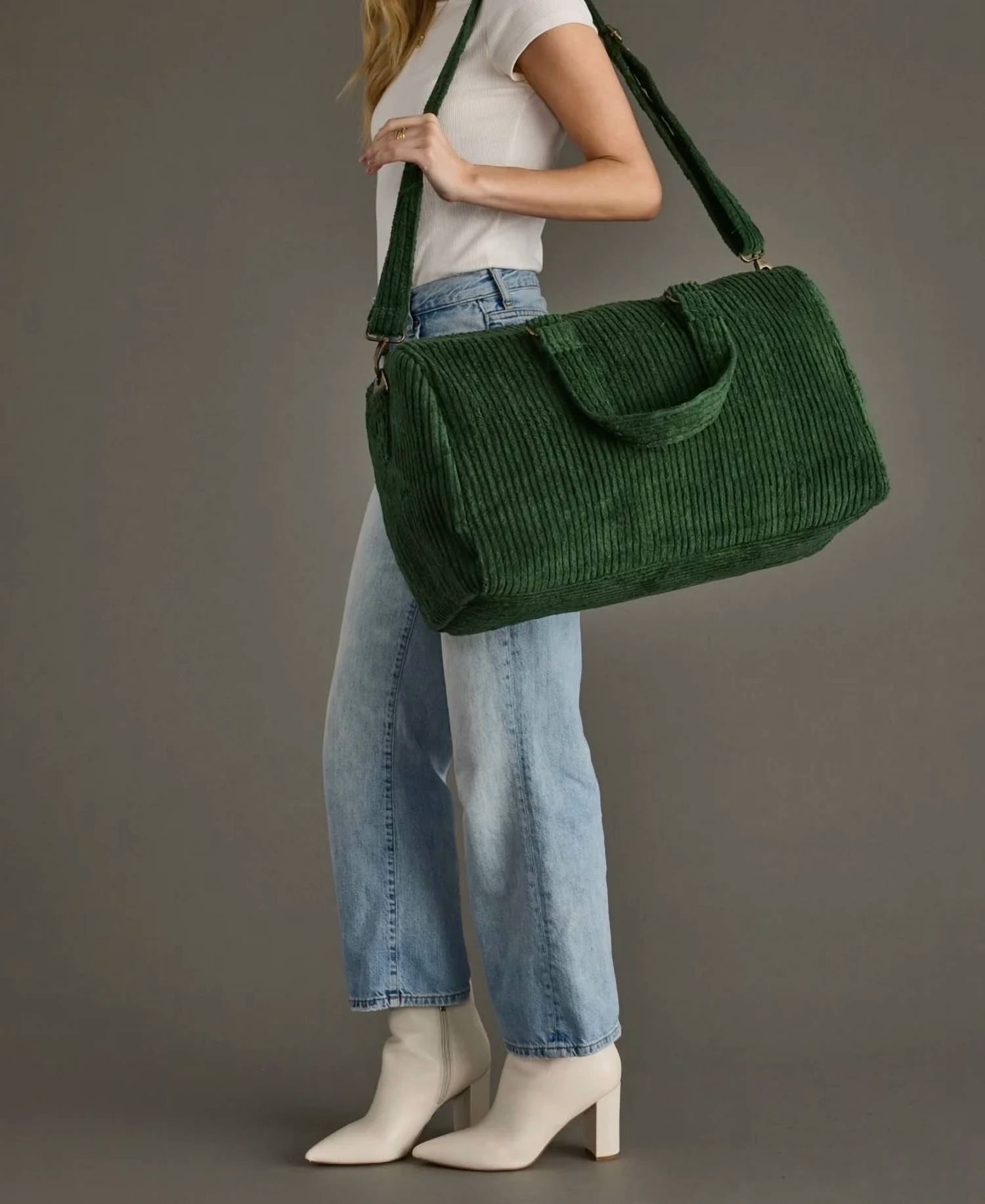 Panache - Women's Corduroy Duffle Bag