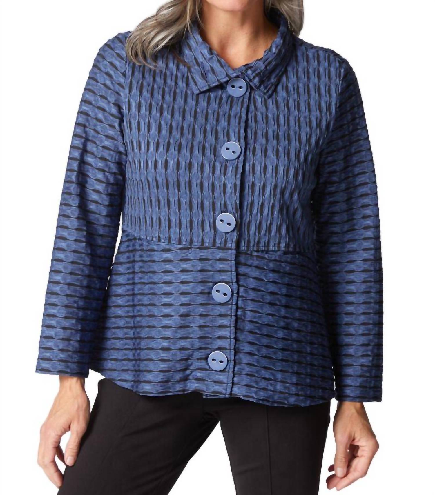 habitat Newport Knit Downtown Jacket in oxford - women's jacket