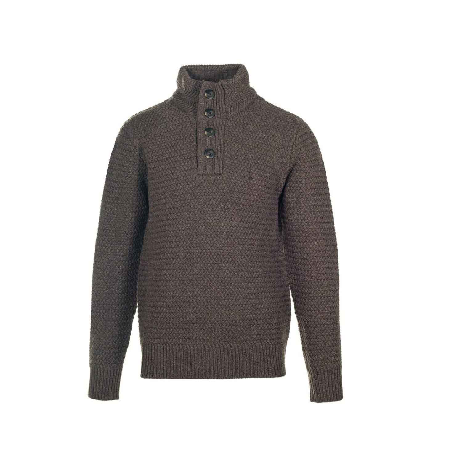 Schott - Men's Funnel Neck Military Sweater