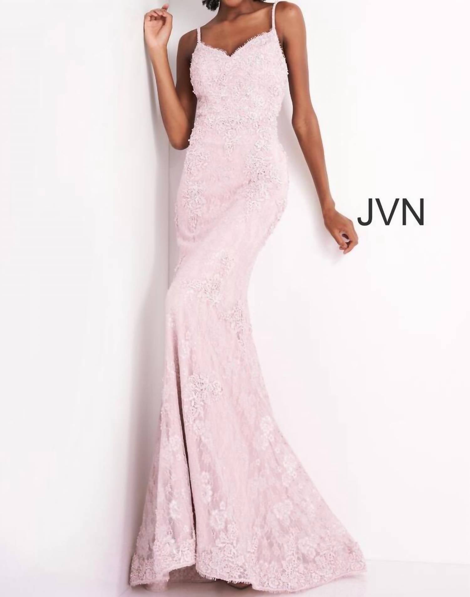 Jovani - Lace Prom Long Dress