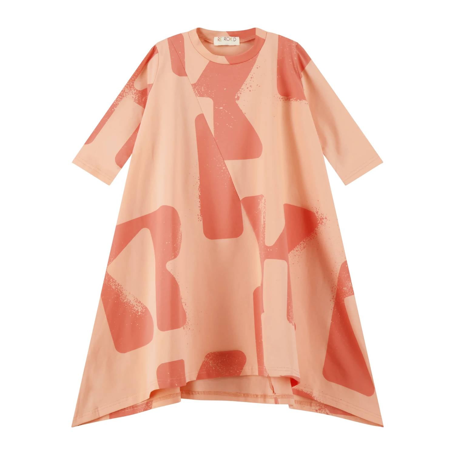 Retrokid - Girls Tess Logo All Over High-low Dress