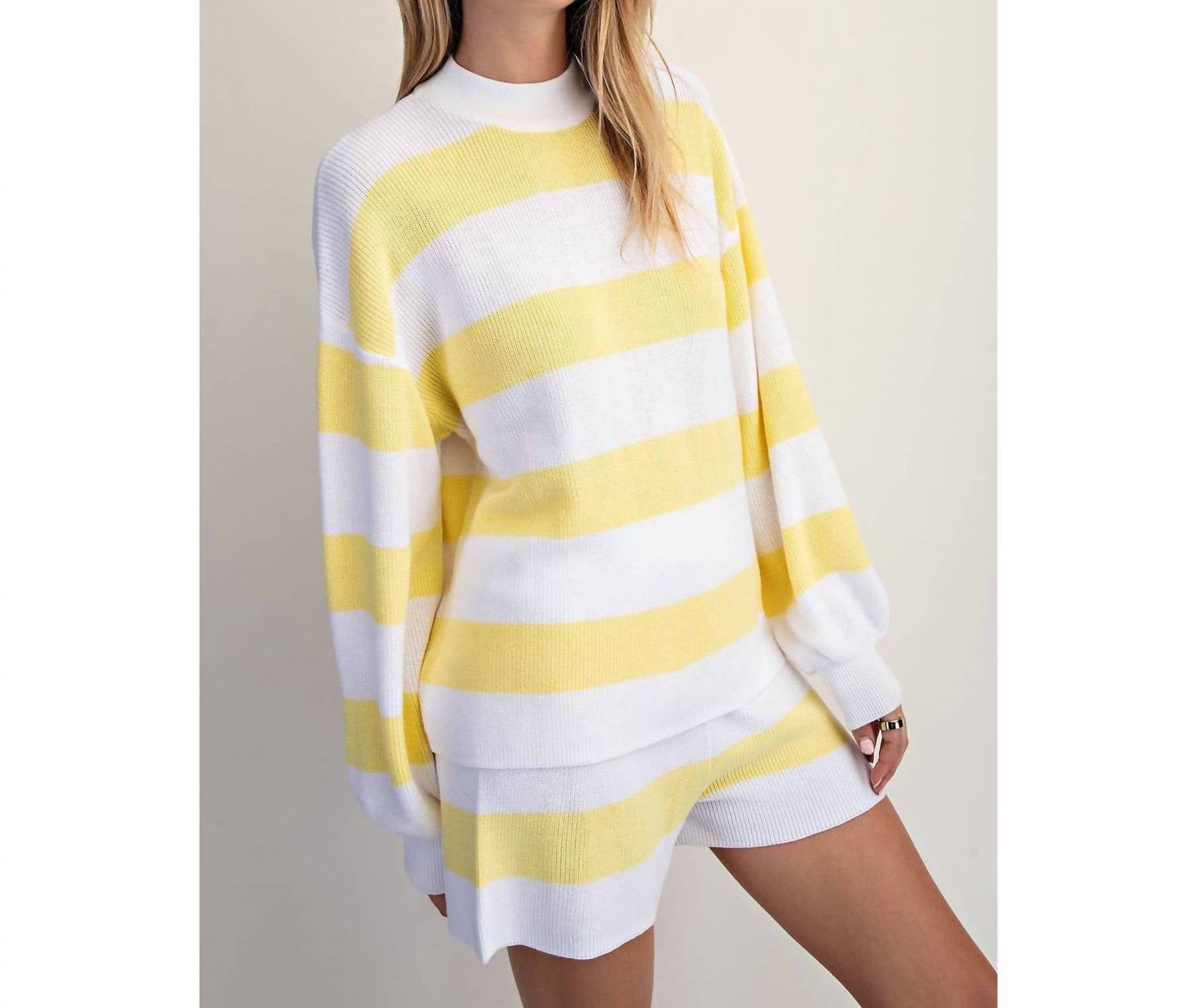 Cotierra - Stripe Sweater Set