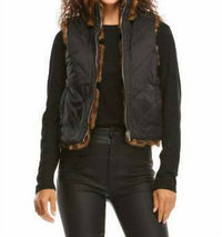 Fabulous Furs - Reversible Chevron Shortie Vest