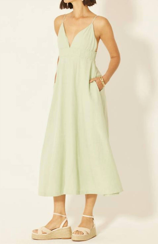 Bila77 - Open Back Midi Dress