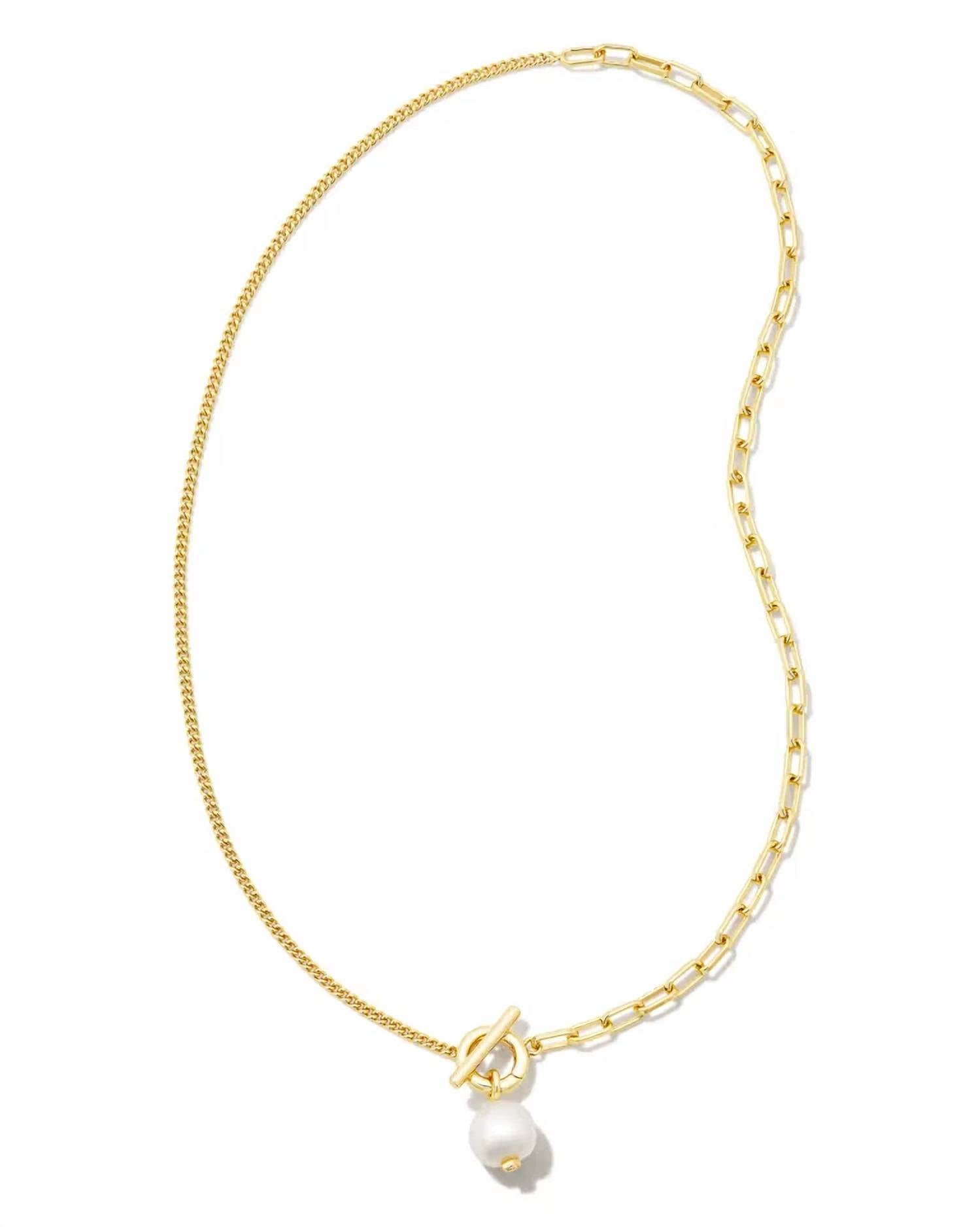 Kendra Scott - Women's Leighton Convertible Pearl Chain Necklace
