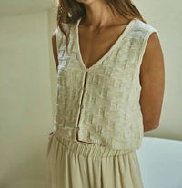 By Together - Women's Monroe Button Front Sweater Vest
