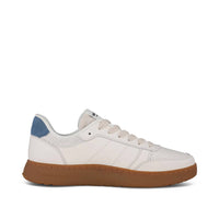 Woden Women's Frode Leather Sneaker in old denim - women's sneaker