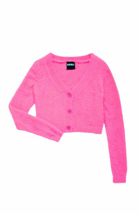 Katie J Nyc - Girl's Mara Fuzzy Cardigan