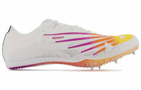 New Balance Women's Track Spike Shoes in white orange purple - women's shoe - alternate view