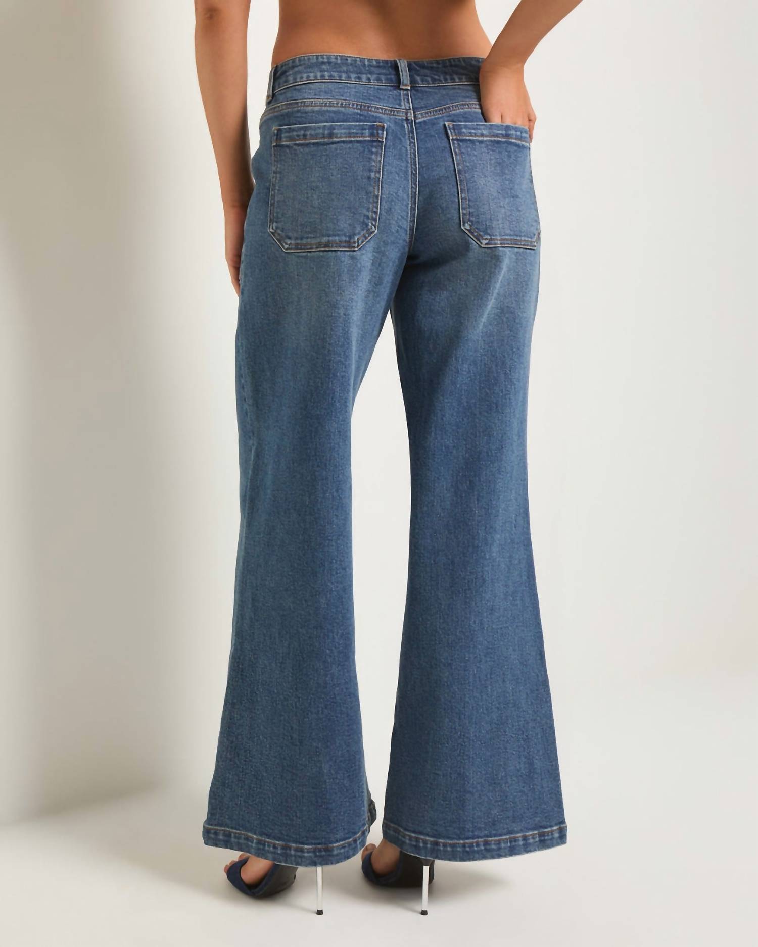 Seventy Eight And Sunny - Nomad Flare Jean