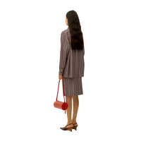Umber Postpast - Striped Binding Detail Shirt
