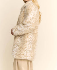 Davi & Dani - TRICOLOR FAUX FUR COAT