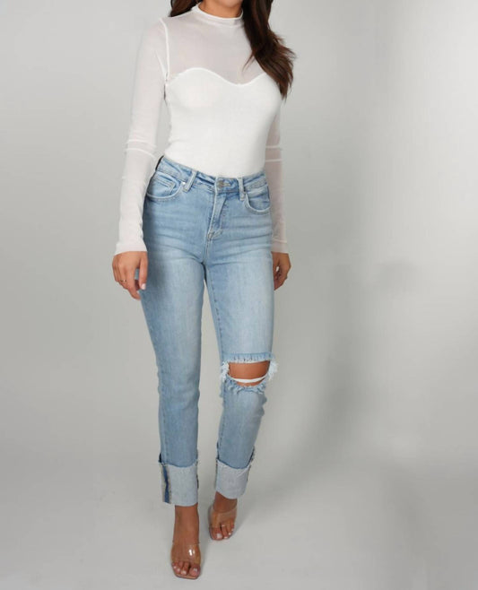 Falcon Park - Julian Mesh Mixed Top