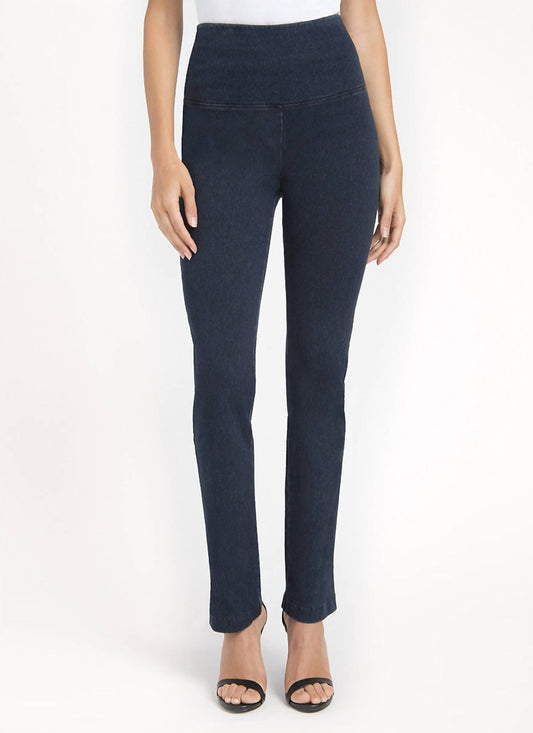 DENIM STRAIGHT LEG PANTS