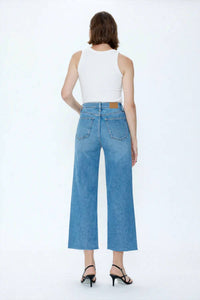 Pistola - Lana Crop High Rise Ultra Wide Leg Jean