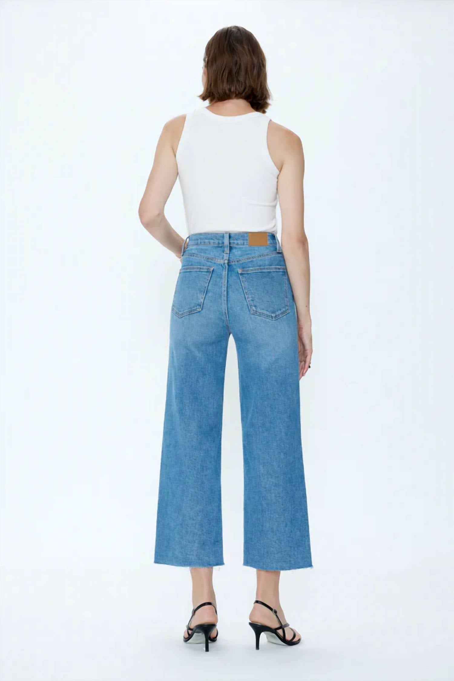 Pistola - Lana Crop High Rise Ultra Wide Leg Jean
