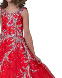 Little Rosie - Girl's Long Pageant Dress