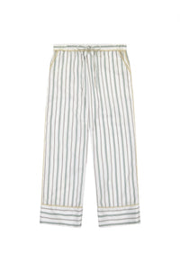 Marina Moscone - Women's Striped Cotton Pajama Set