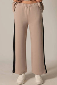 P.Cill - Women's Butter Modal Single Side Stripe Pants