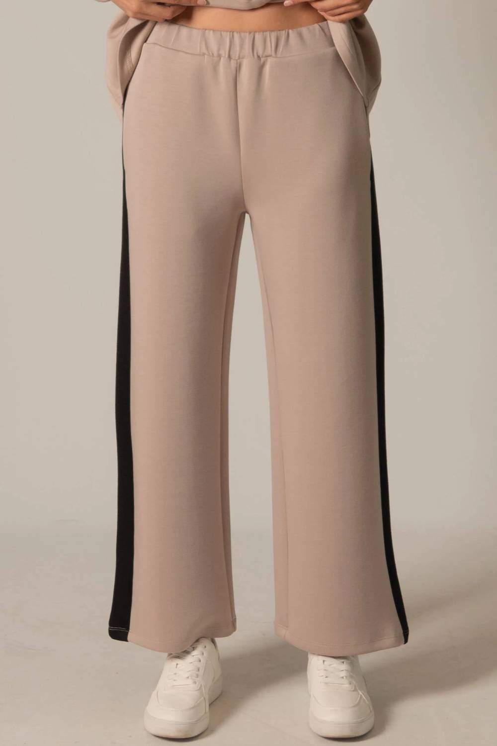 P.Cill - Women's Butter Modal Single Side Stripe Pants
