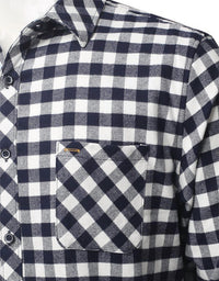 Zexi - Men's Printed Flannel Long Sleeve