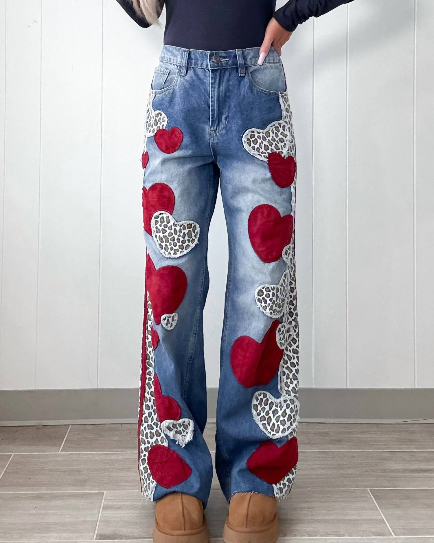 Oli & Hali - Heart And Leo Straight Leg Jean