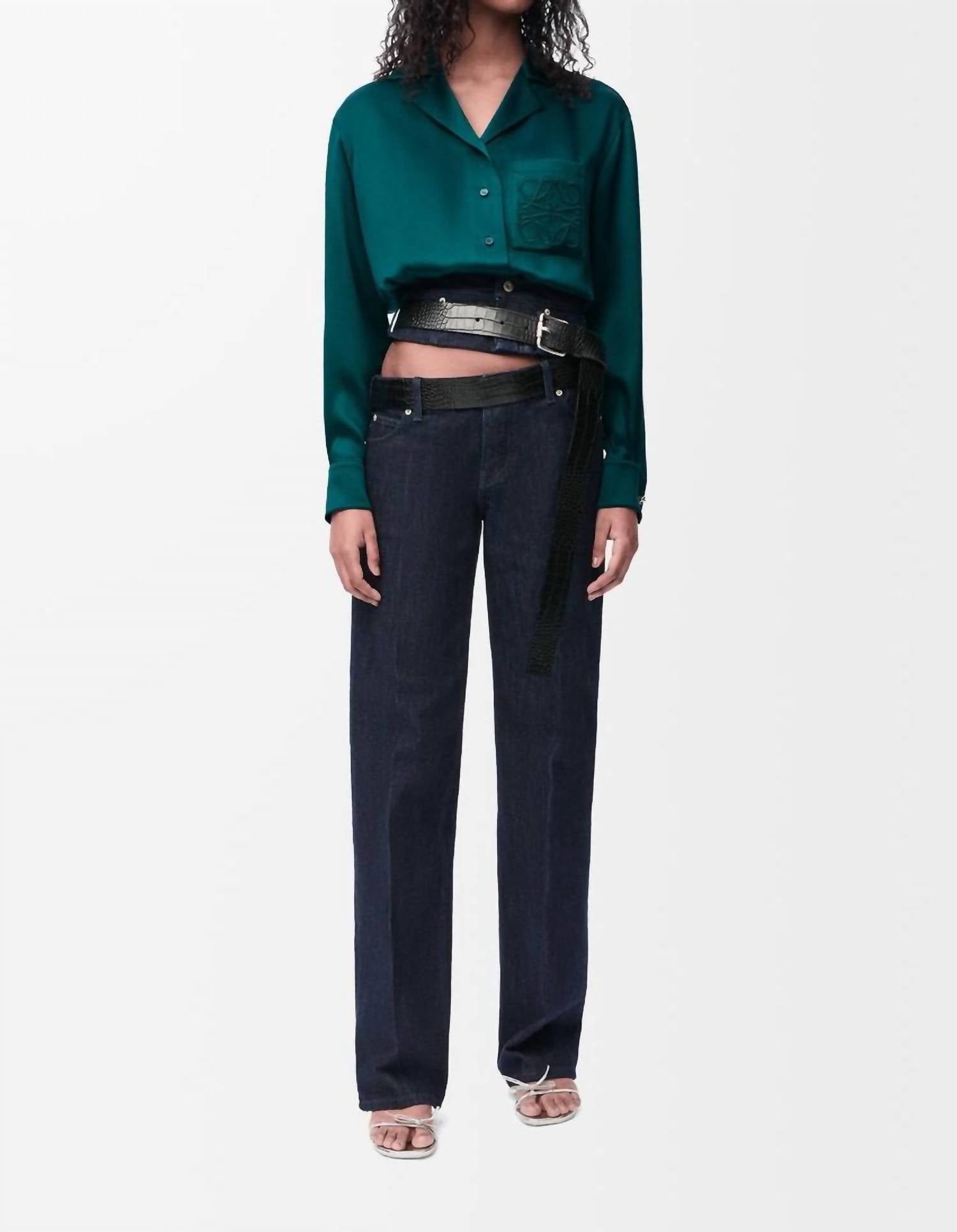 Loewe - Anagram Pyjama Blouse Laurel