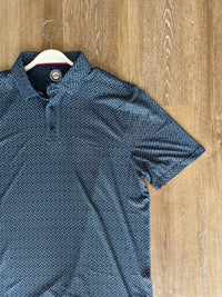 Fairfax & Favor - Men's Oakton Triangle Geo Print Performance Polo Shirt