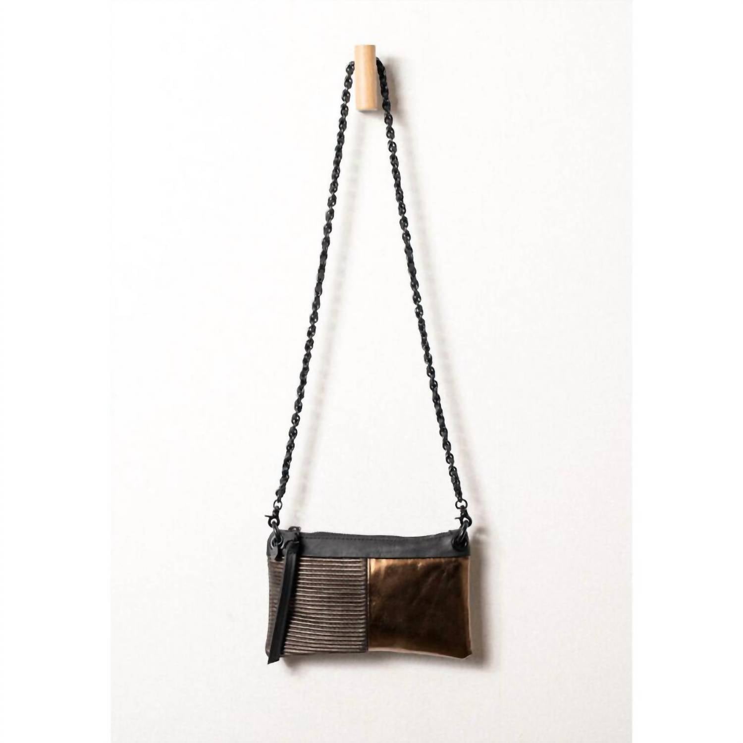Daniella Lehavi Women's Malika Clutch Bag in bronze - women's bag - alternate view
