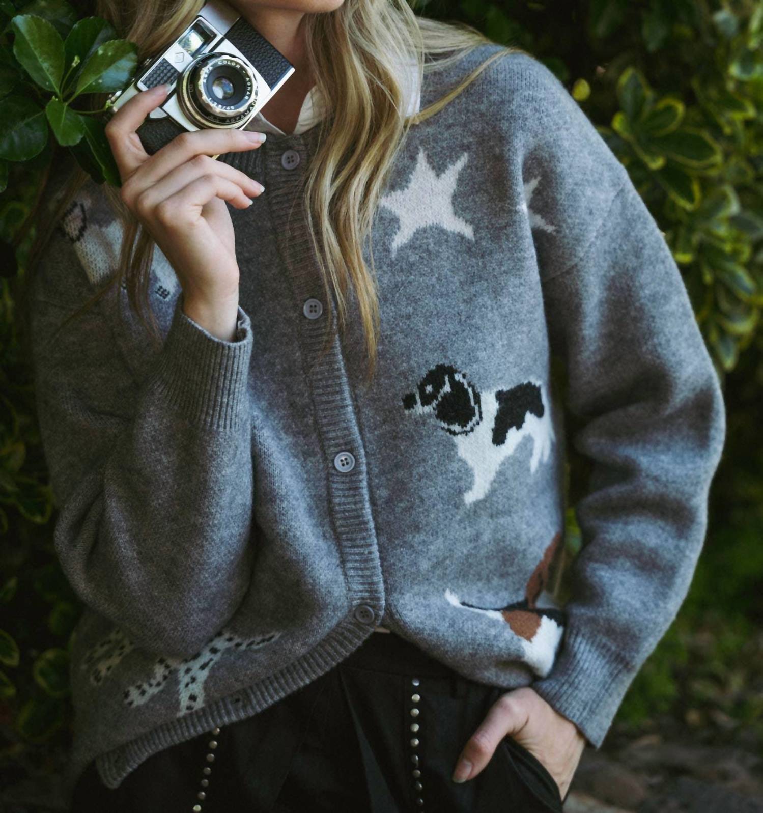 &Merci - Dog Knit Cardigan
