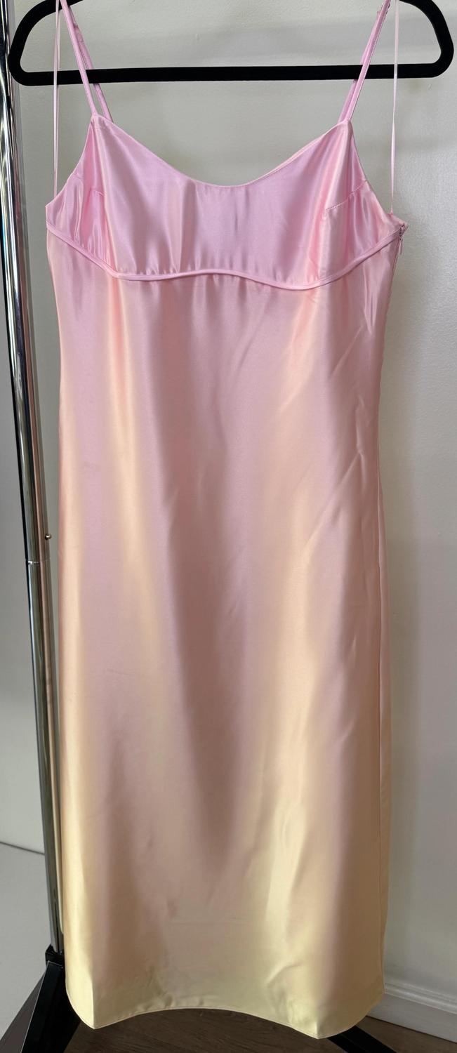 2.7 August Apparel - Women's Ombre Silk Midi Dress