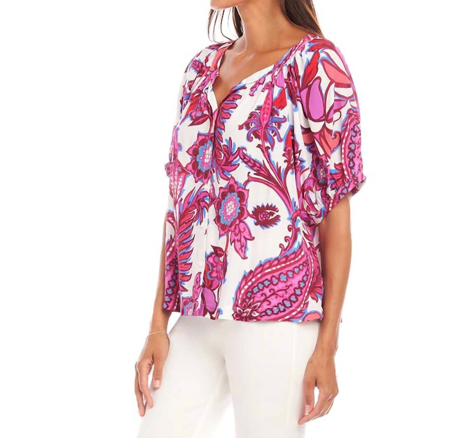 Karen Kane - Peasant Top 2