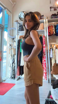 Khush - Kanae Wide Waistband Shorts