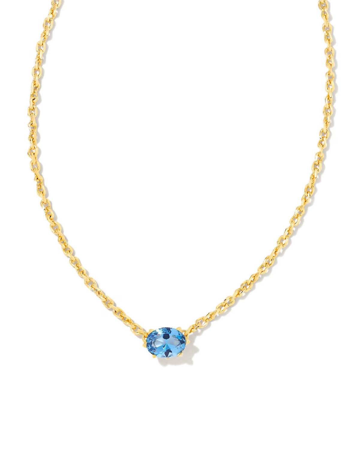 Kendra Scott Women's Cailin Pendant Necklace in blue violet crystal - women's jewelry