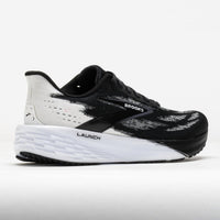 BROOKS Men’s Launch 11 Running Shoes in black white 1 - men's sneaker - alternate view