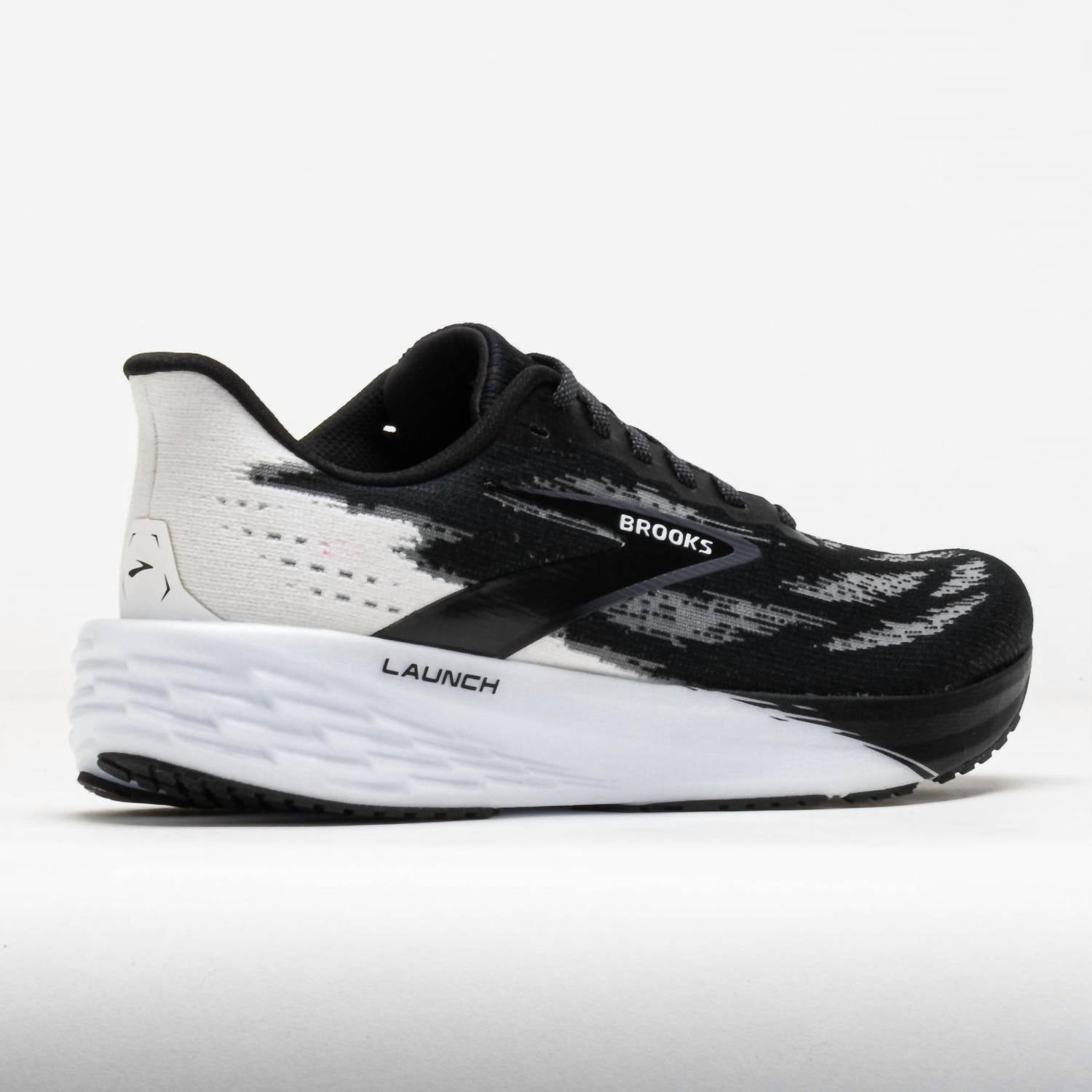 BROOKS Men’s Launch 11 Running Shoes in black white 1 - men's sneaker - alternate view