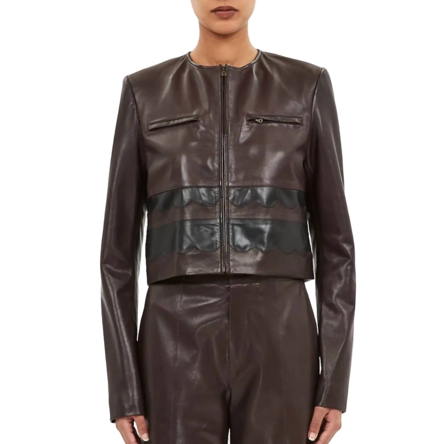 Ulla Johnson - Callisto Leather Shirt Jacket