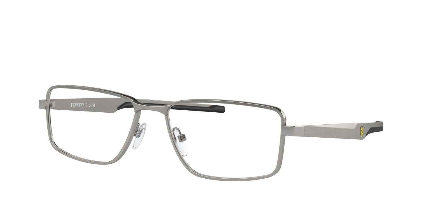 Ferrari Scuderia Men's 7004 Rectangular Eyeglasses in gunmetal - men's accessory
